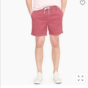 J Crew 6" dock short in stretch chino dusty red size S